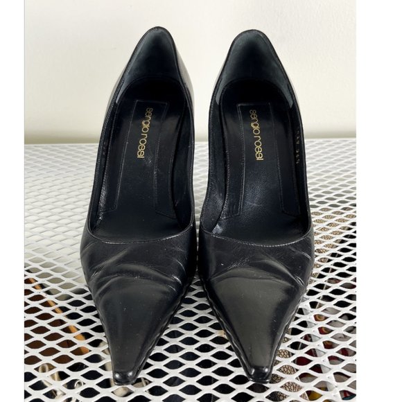 Sergio Rossi Shoes - SERGIO ROSSI BLACK  HEELS  6